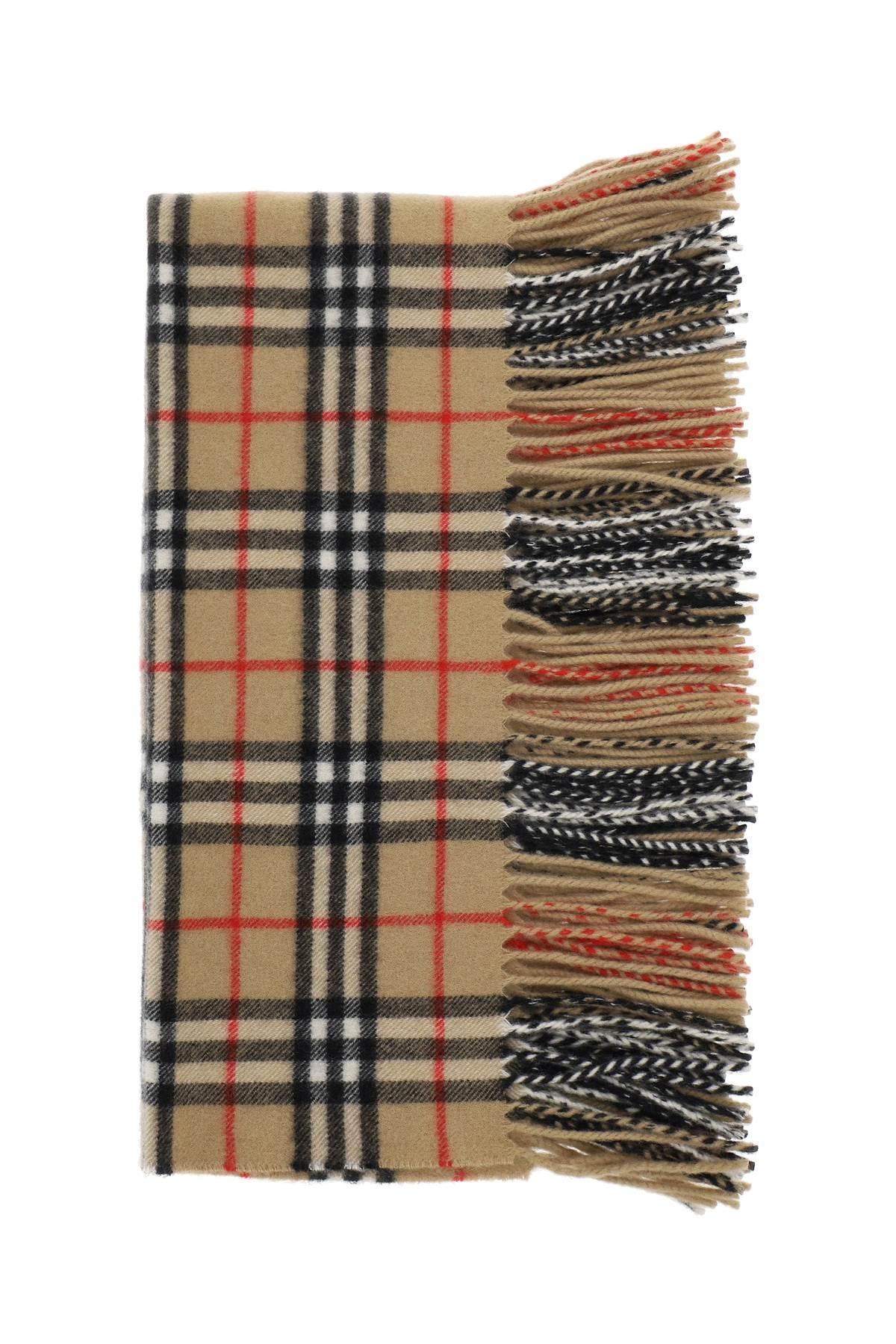 BURBERRY Ered "happy Cashmere Checkered In Brown Product Image