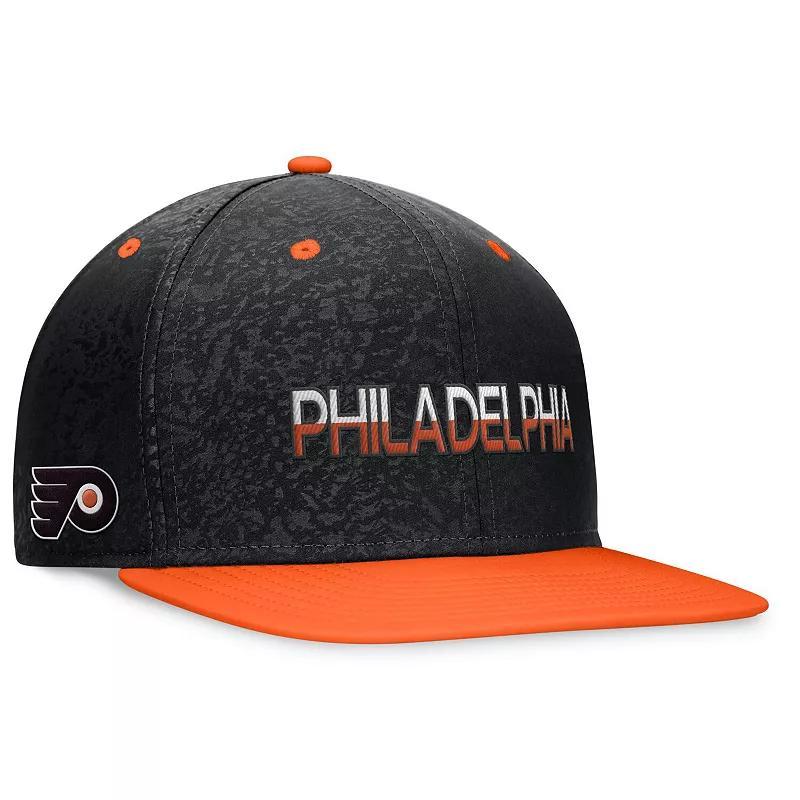 Mens Fanatics Black Philadelphia Flyers Authentic Pro Alternate Jersey Snapback Hat - Black Product Image