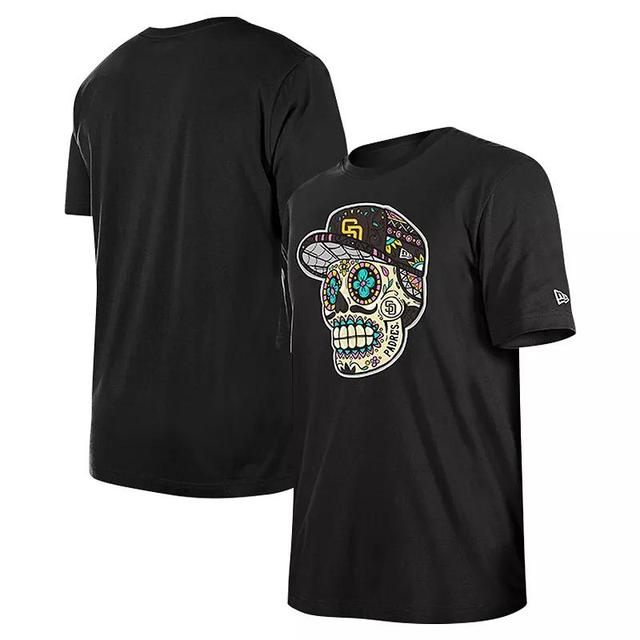 Mens New Era San Diego Padres Sugar Skulls T-Shirt Product Image