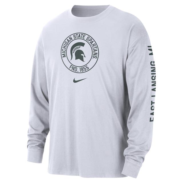 Michigan State Max90 Nike Men's College Long-Sleeve T-Shirt Product Image