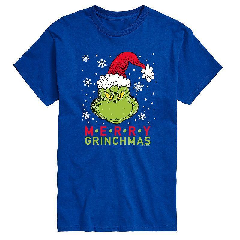 Big & Tall Dr. Seuss Merry Grinchmas Tee, Mens Product Image