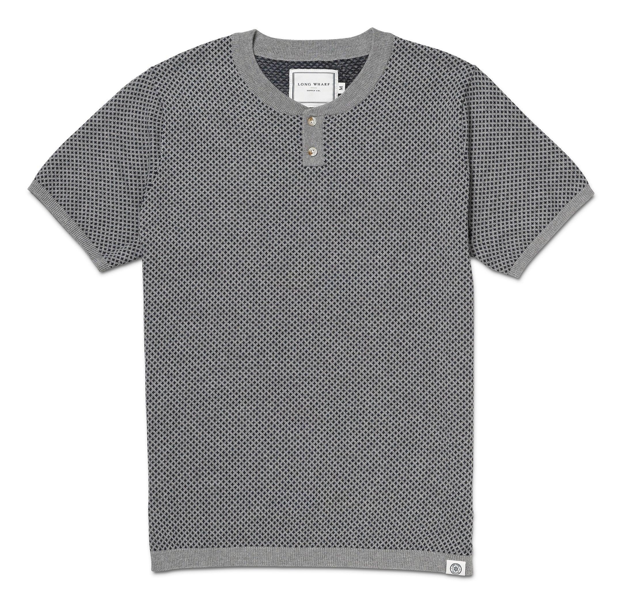 Edgartown SeaWell™ Knit Henley Tee Male Product Image