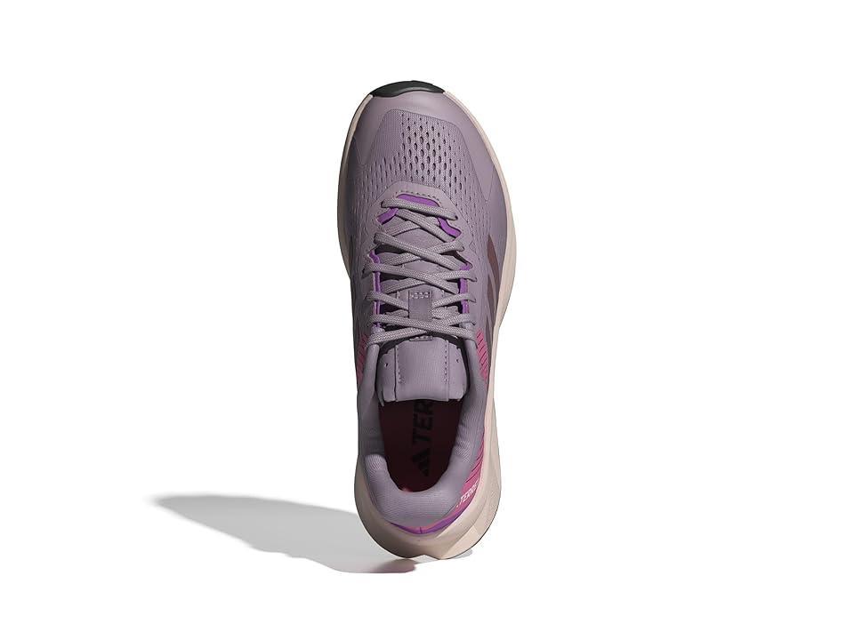 adidas Outdoor Terrex Soulstride Flow (Preloved Fig/Quiet Crimson/Pink Fusion) Women's Shoes Product Image