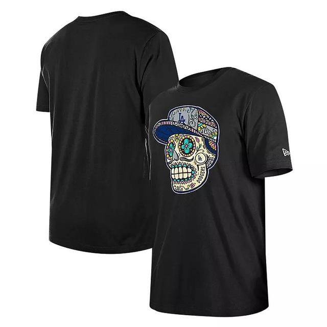 Mens New Era Los Angeles Dodgers Sugar Skulls T-Shirt Product Image