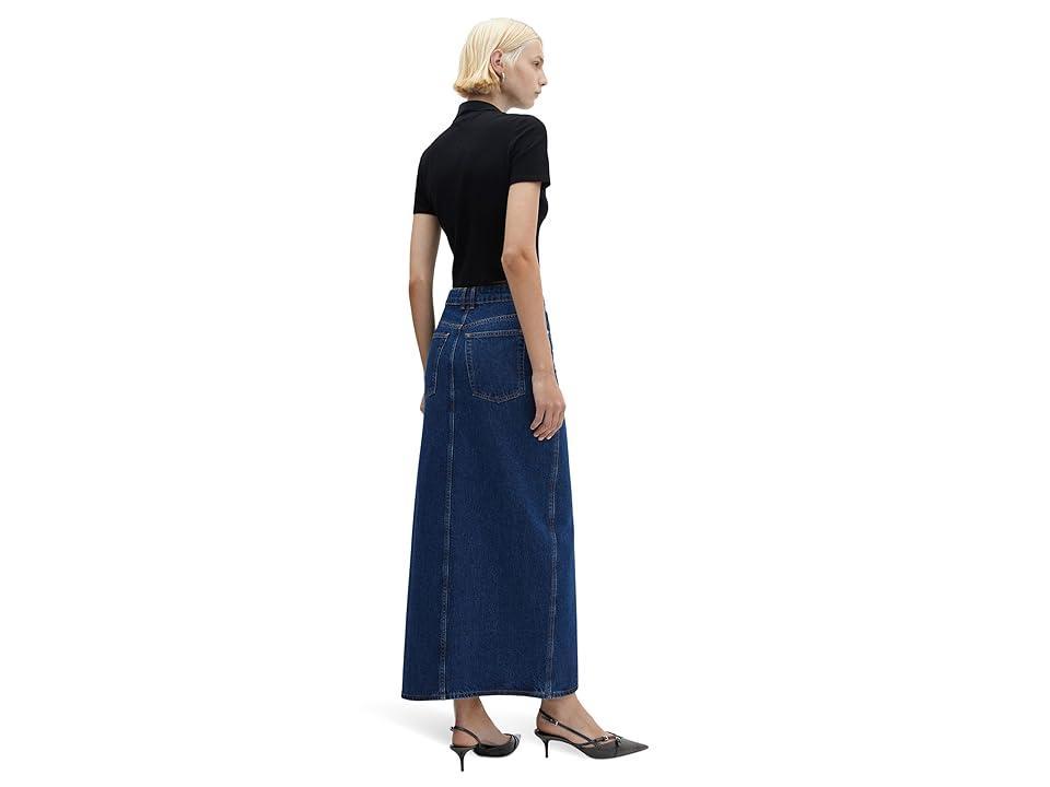 MANGO - Slit denim skirt - 3XL - Women Product Image