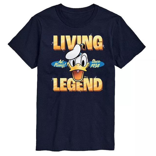 Disneys Mickey Mouse & Friends Donald Duck Mens Living Legend 1934 Graphic Tee Blue Product Image