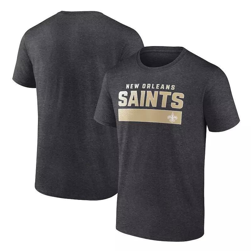 Mens Fanatics Branded Charcoal New Orleans Saints T-Shirt Product Image