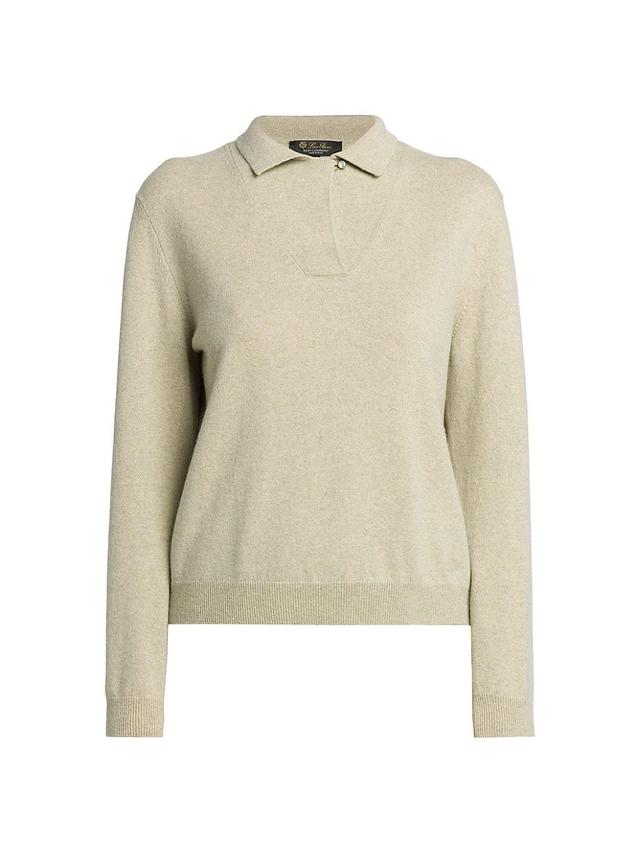 Womens Arona Cashmere Polo Sweater Product Image