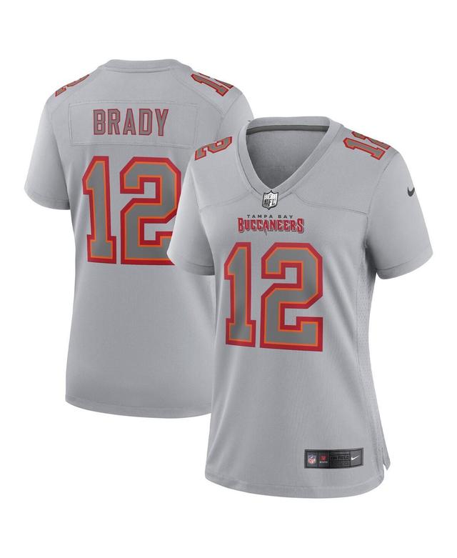 Womens Nike Tom Brady Gray Tampa Bay Buccaneers Atmosphere Fashion Game Jersey - Gray Product Image