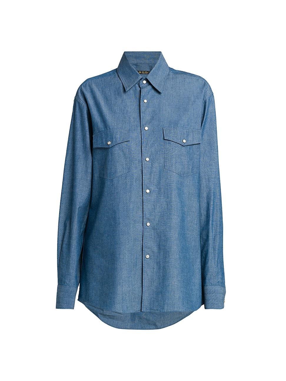 Womens Thomas Chambray Long-Sleeve Shirt Product Image