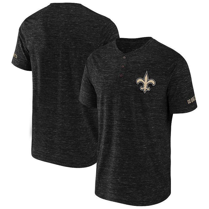 Mens NFL x Darius Rucker Collection by Fanatics New Orleans Saints Slub Henley T-Shirt Product Image