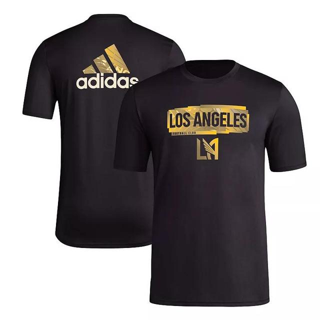 Mens adidas Black LAFC Local Pop AEROREADY T-Shirt Product Image