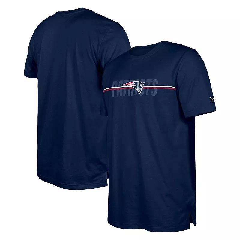 Mens New Era New England Patriots 2023 NFL Training Camp T-Shirt Blue Product Image