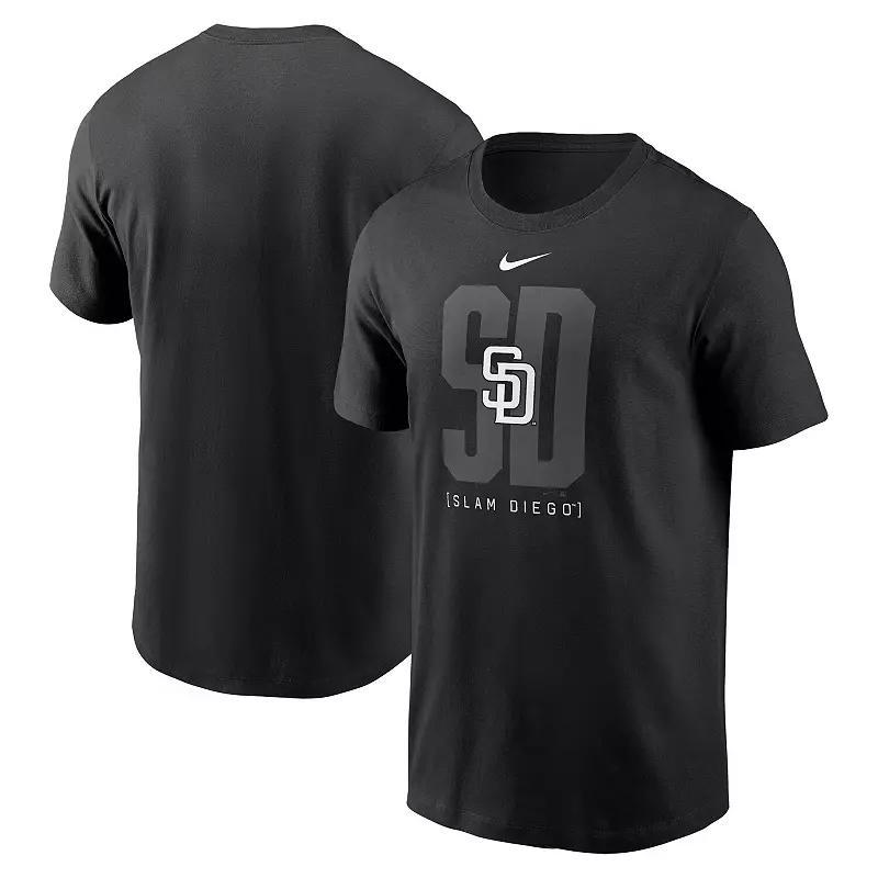 Mens Nike Navy Houston Astros Over the Shoulder T-shirt Product Image