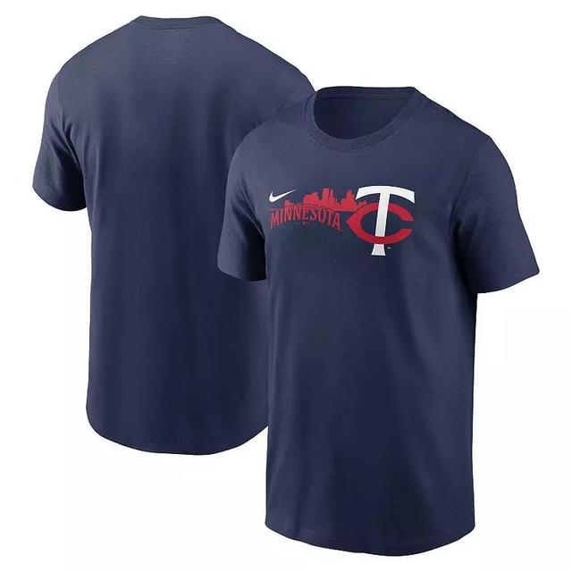 Mens Nike Navy Minnesota Twins Local Team Skyline T-shirt Product Image