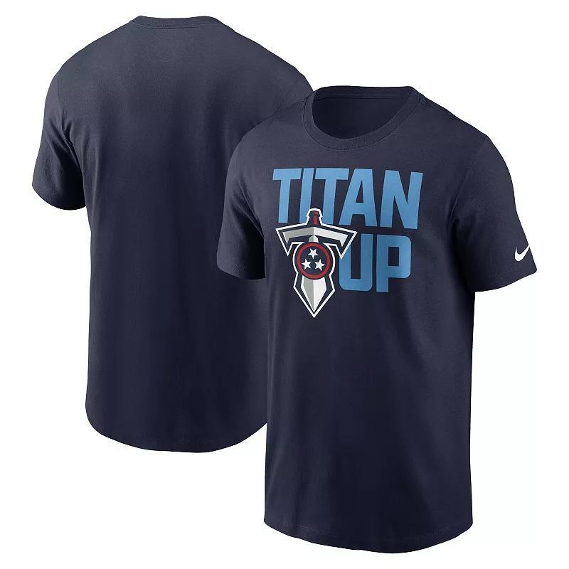 Mens Nike Tennessee Titans Local Essential T-Shirt Blue Product Image