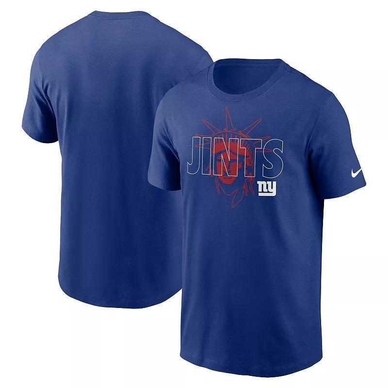 Mens Nike Royal New York Giants Local Essential T-Shirt Product Image