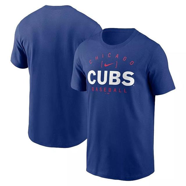 Mens Nike Royal Chicago Cubs Home Team Athletic Arch T-Shirt Product Image