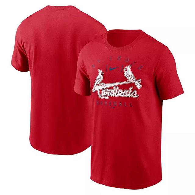 Mens Nike Red St. Louis Cardinals Home Team Athletic Arch T-Shirt Product Image