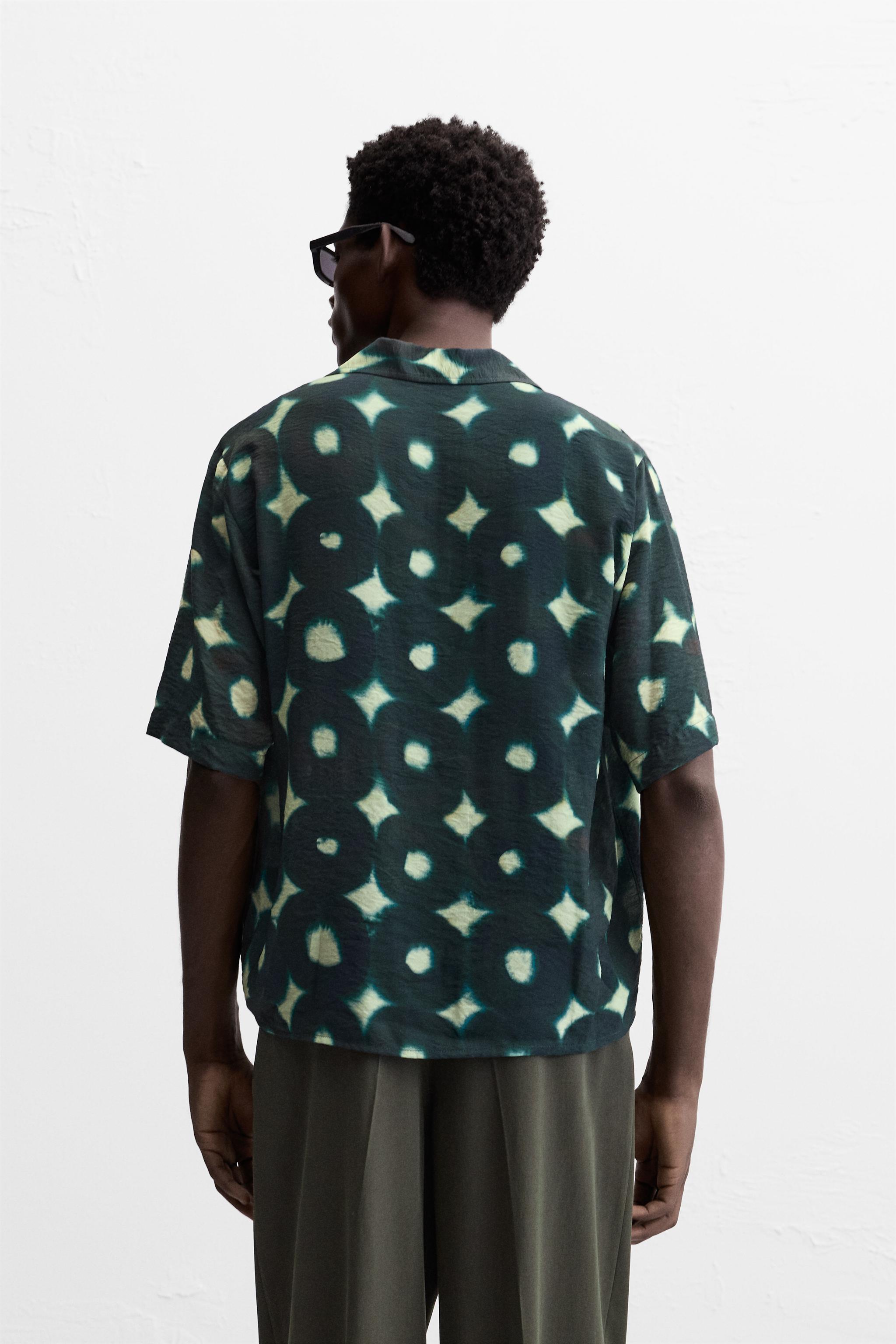 PRINTED VISCOSE BLEND SHIRT Product Image