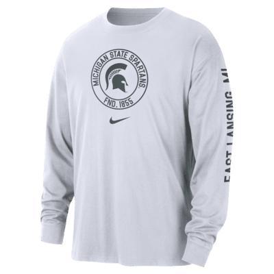 Michigan State Max90 Nike Men's College Long-Sleeve T-Shirt Product Image