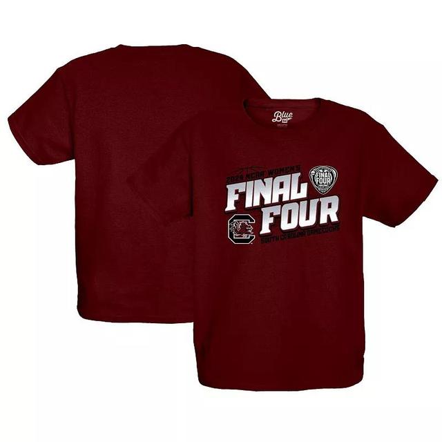 Youth Blue 84 Garnet South Carolina Gamecocks 2024 NCAA Womens Basketball Tournament March Madness Final Four T-Shirt, Girls Product Image