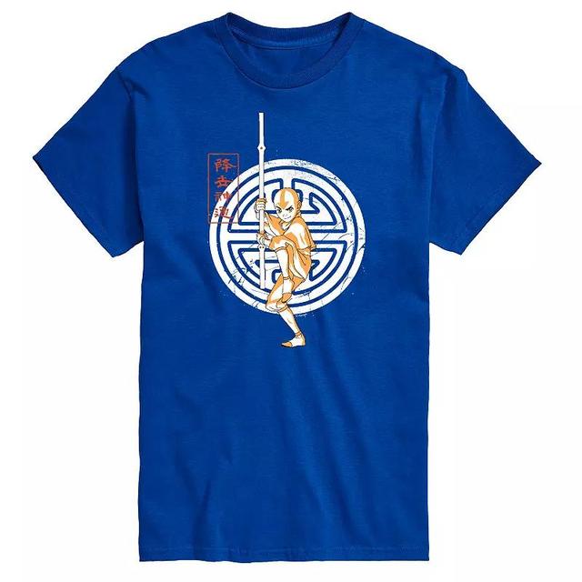 Big & Tall Avatar The Last Airbender AANG Crest Graphic Tee, Mens Product Image