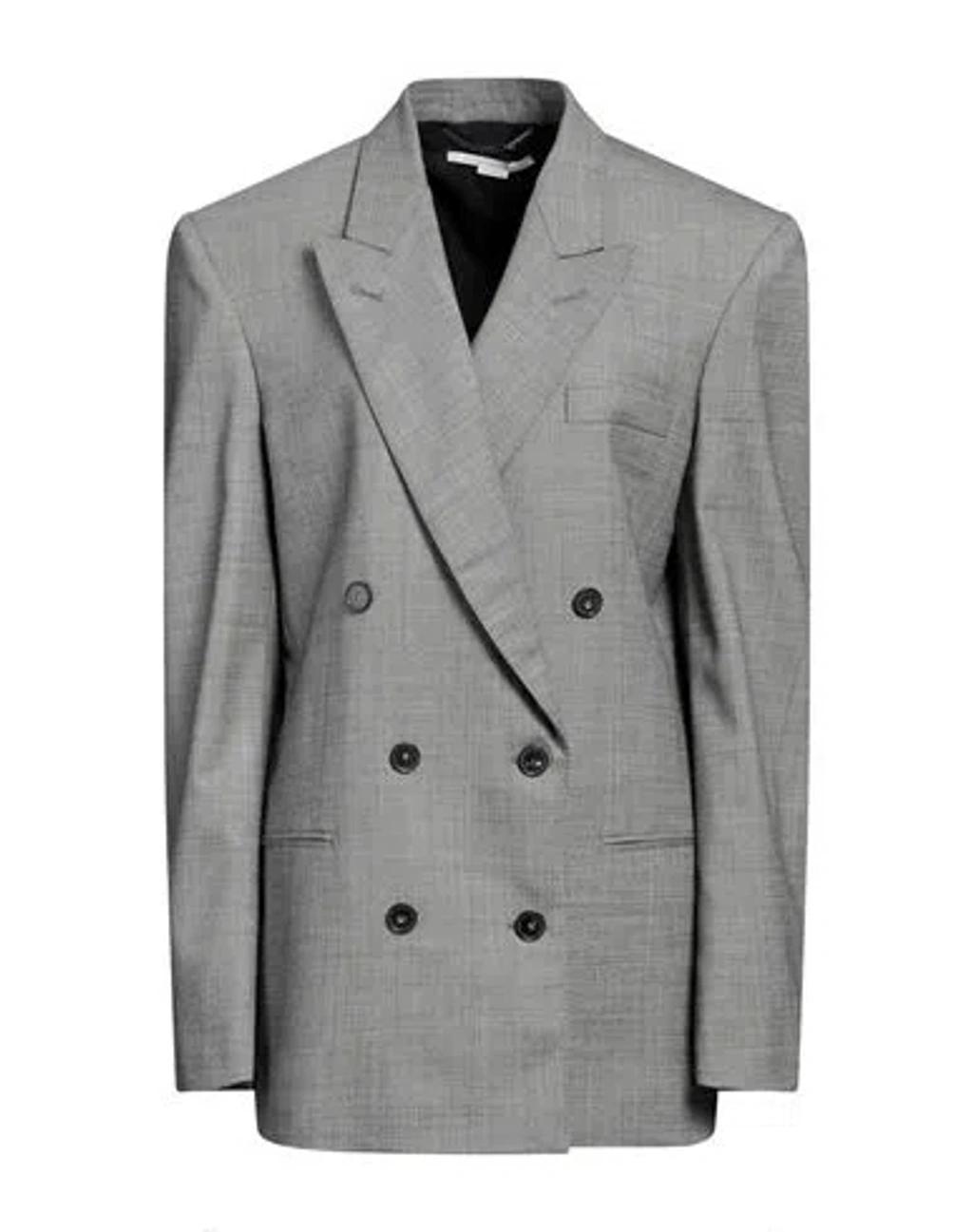 Double-breasted Blazer In Black Product Image