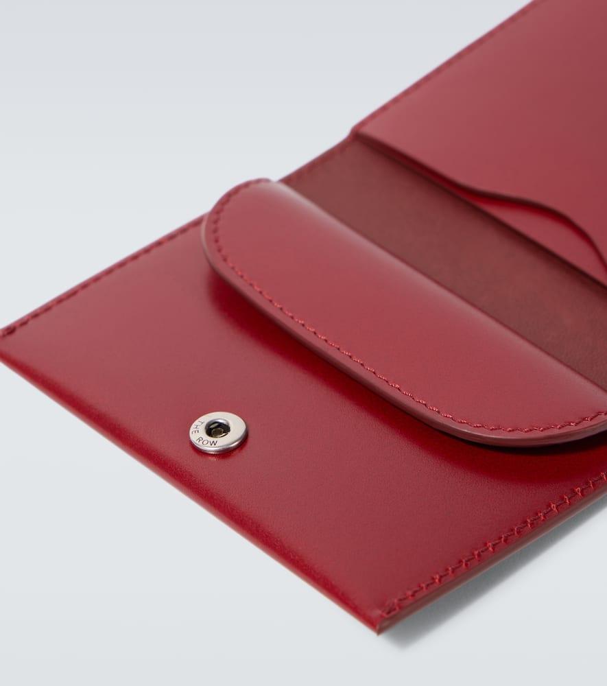 THE ROW Leather Wallet In Rot Product Image