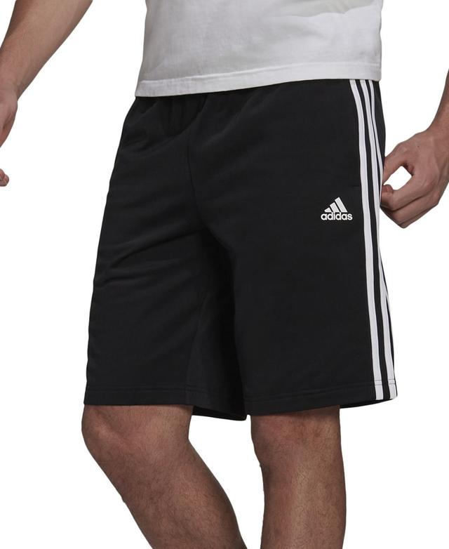 adidas Mens Tricot Striped 10 Shorts - White Product Image