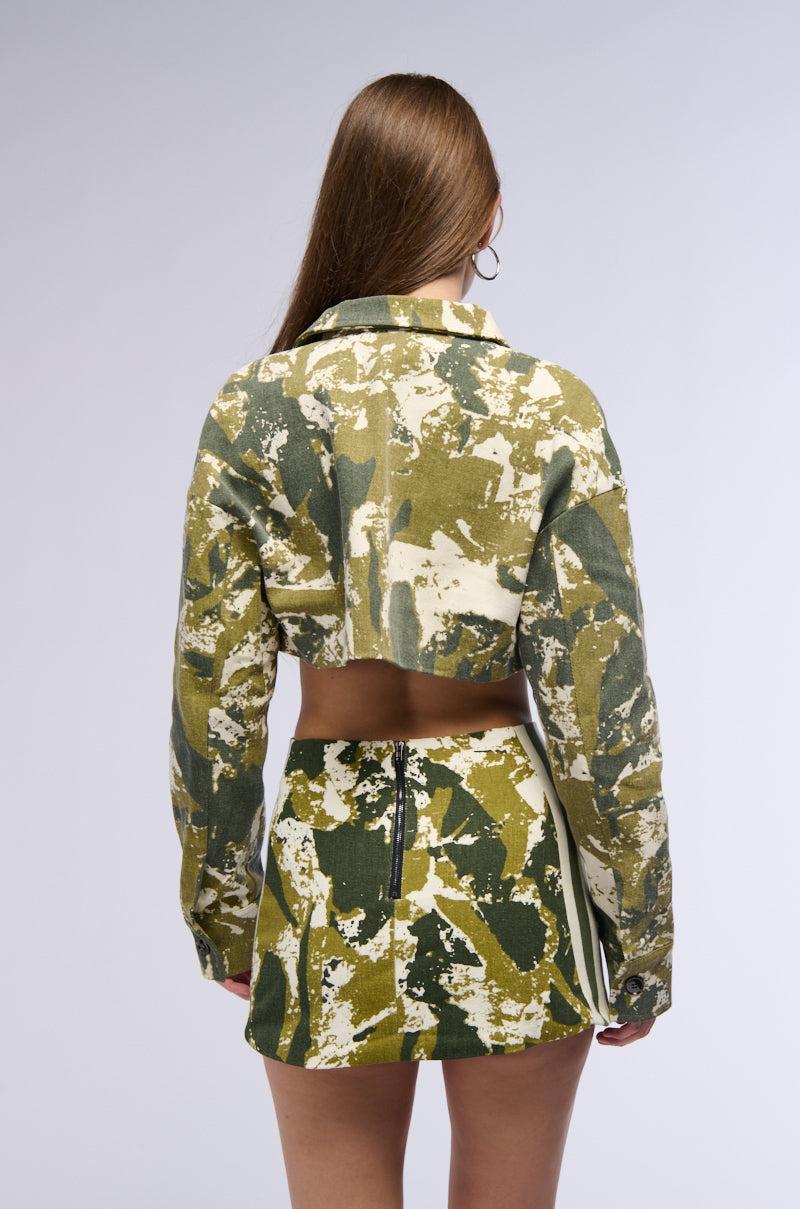 ABSTRACT CAMO UTILITY BOMBER Product Image