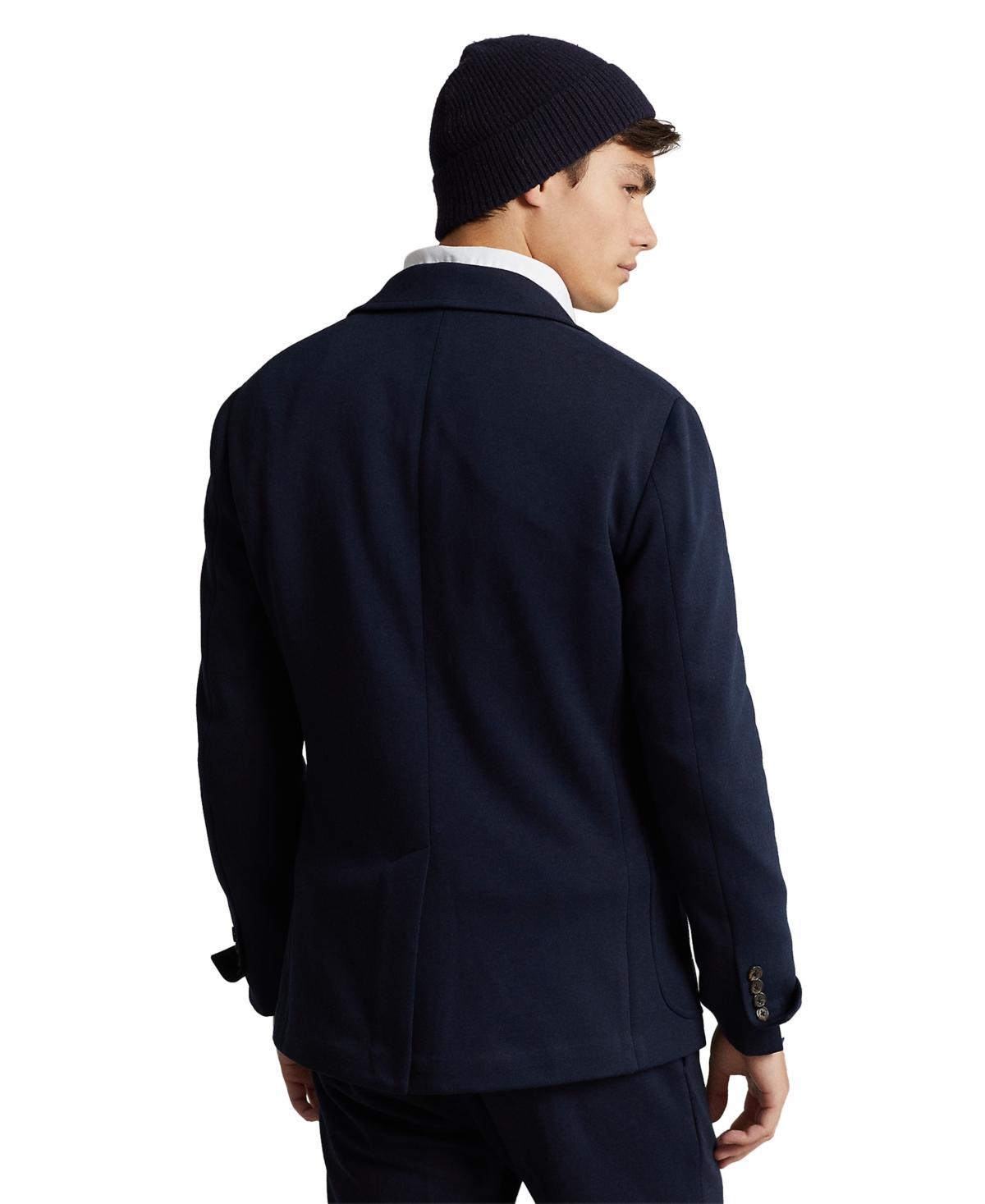 Mens Soft Double Knit Suit Jacket Trousers In Aviator Navy Product Image