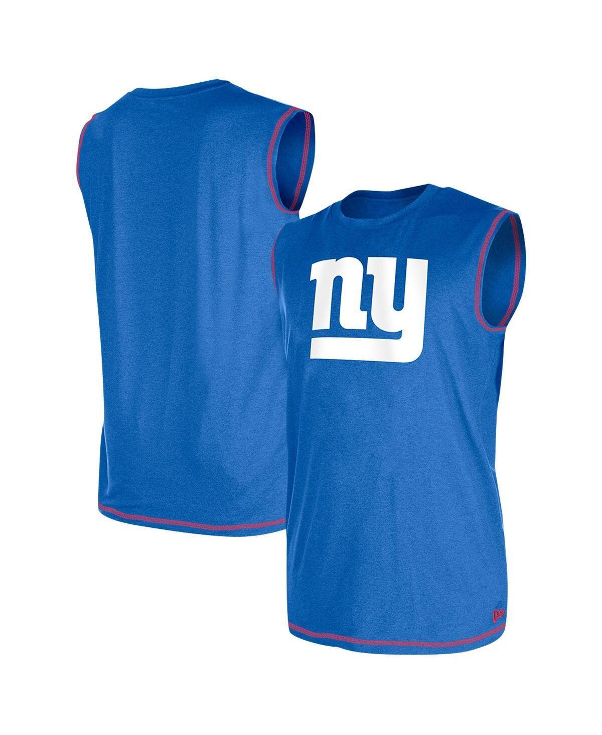 Mens New Era Royal New York Giants Tank Top Product Image