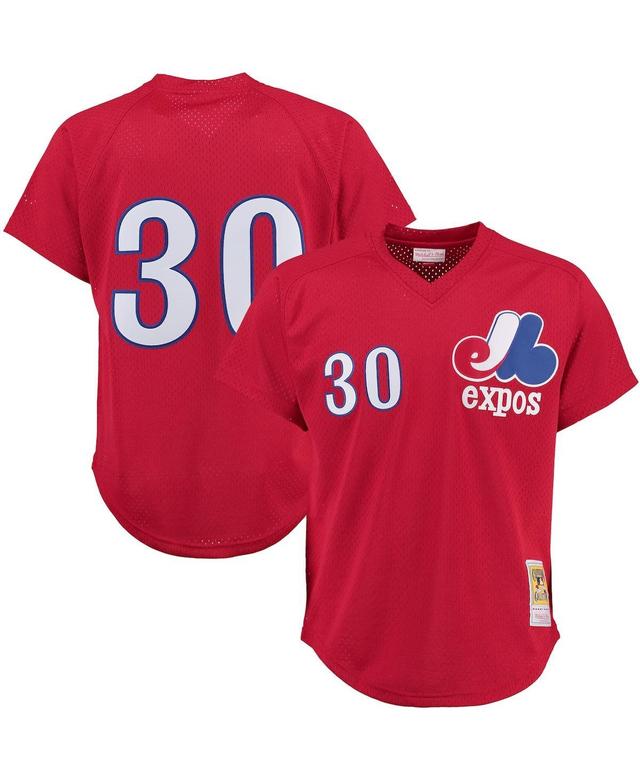 Tim Raines Montreal Expos Mitchell & Ness Batting Practice Jersey - Red, Mens Product Image