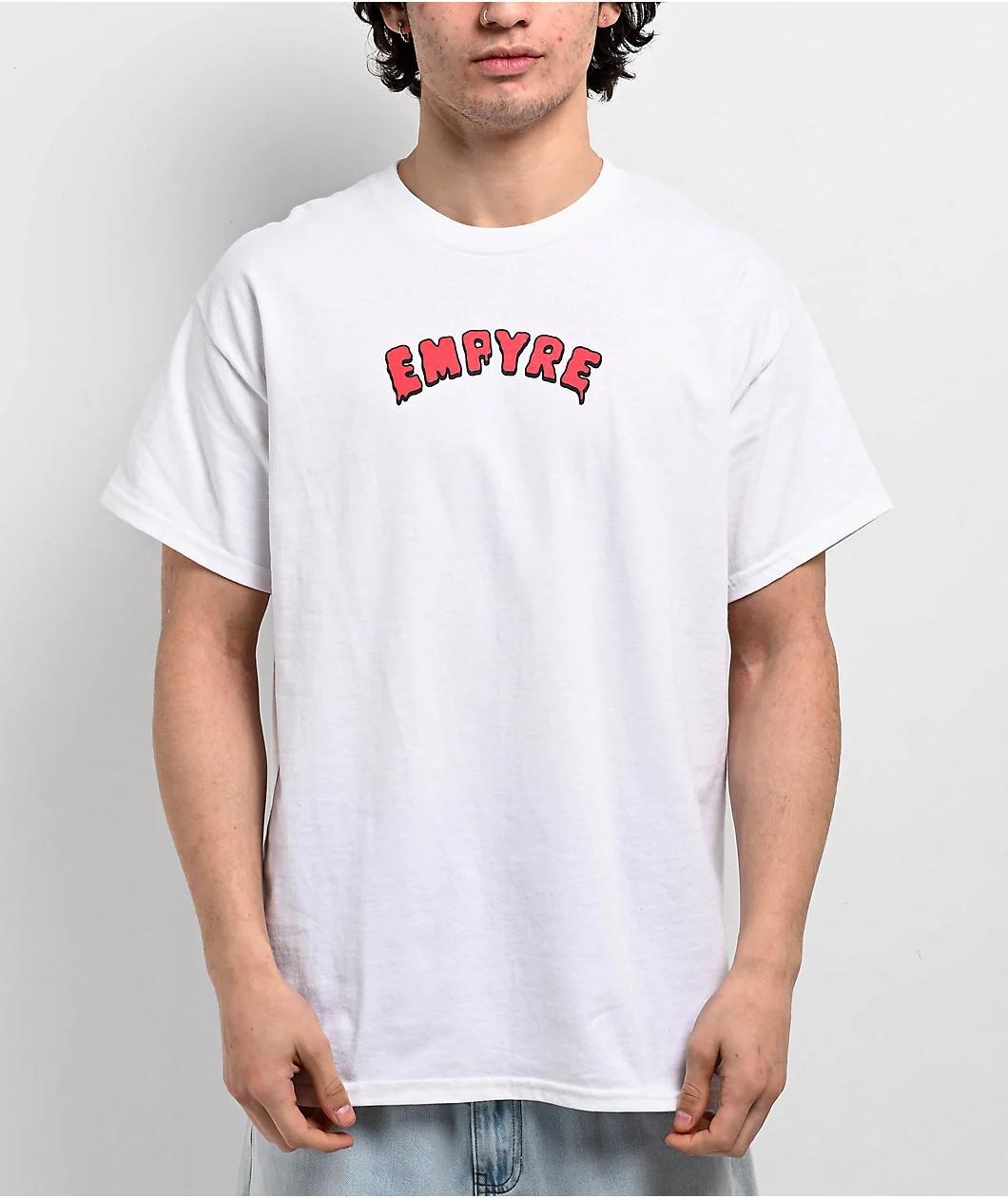 Empyre Brick Roller White T-Shirt Product Image