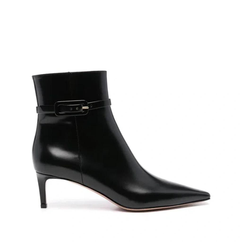 GIANVITO ROSSI Lindsay Leather Boots In Black product image