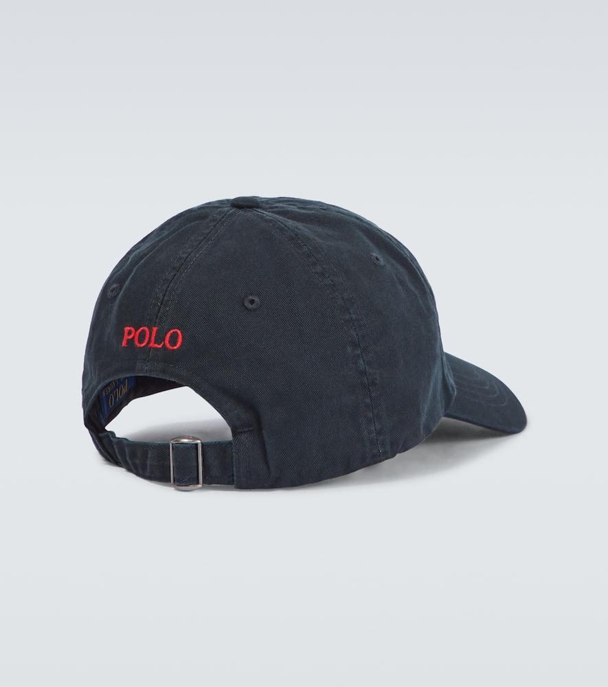 POLO RALPH LAUREN Cotton Baseball Cap In Black,red Product Image