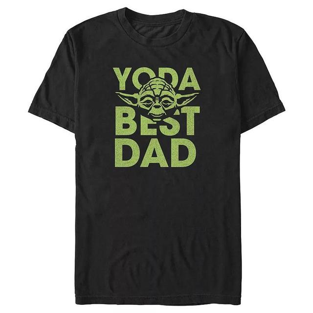 Big & Tall Star Wars Yoda Best Dad Graphic Tee, Mens Product Image