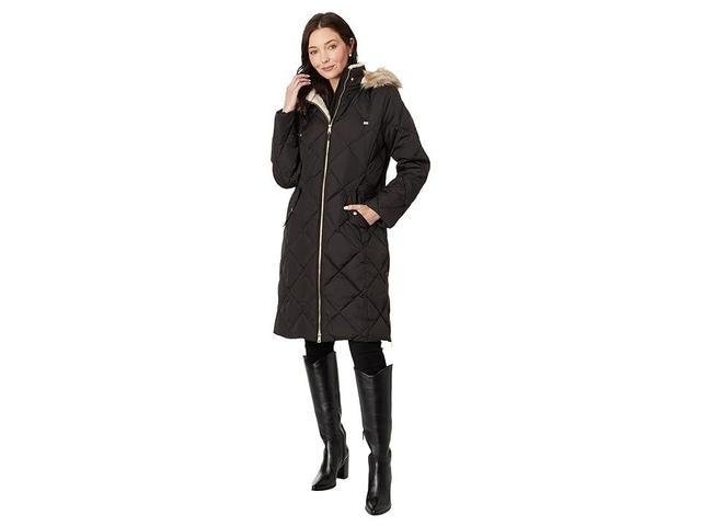 Lauren Ralph Lauren Diamond Puffer Detachable Hoodie Women's Clothing Product Image