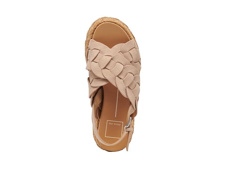 Dolce Vita Winder Suede Platform Slingback Sandals Product Image