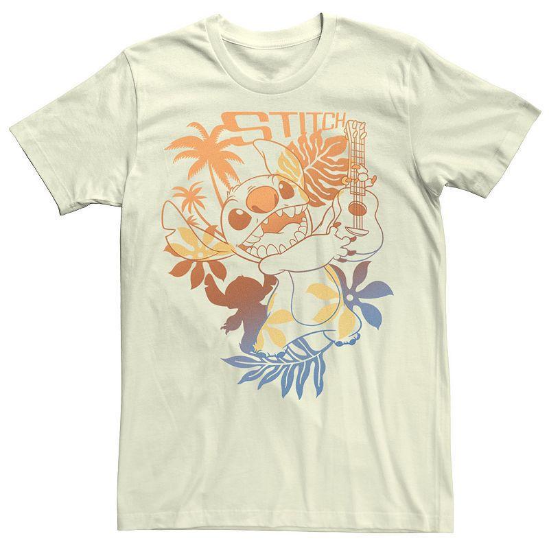 Mens Lilo Stitch Aloha Stitch Short Sleeve T-shirt Product Image