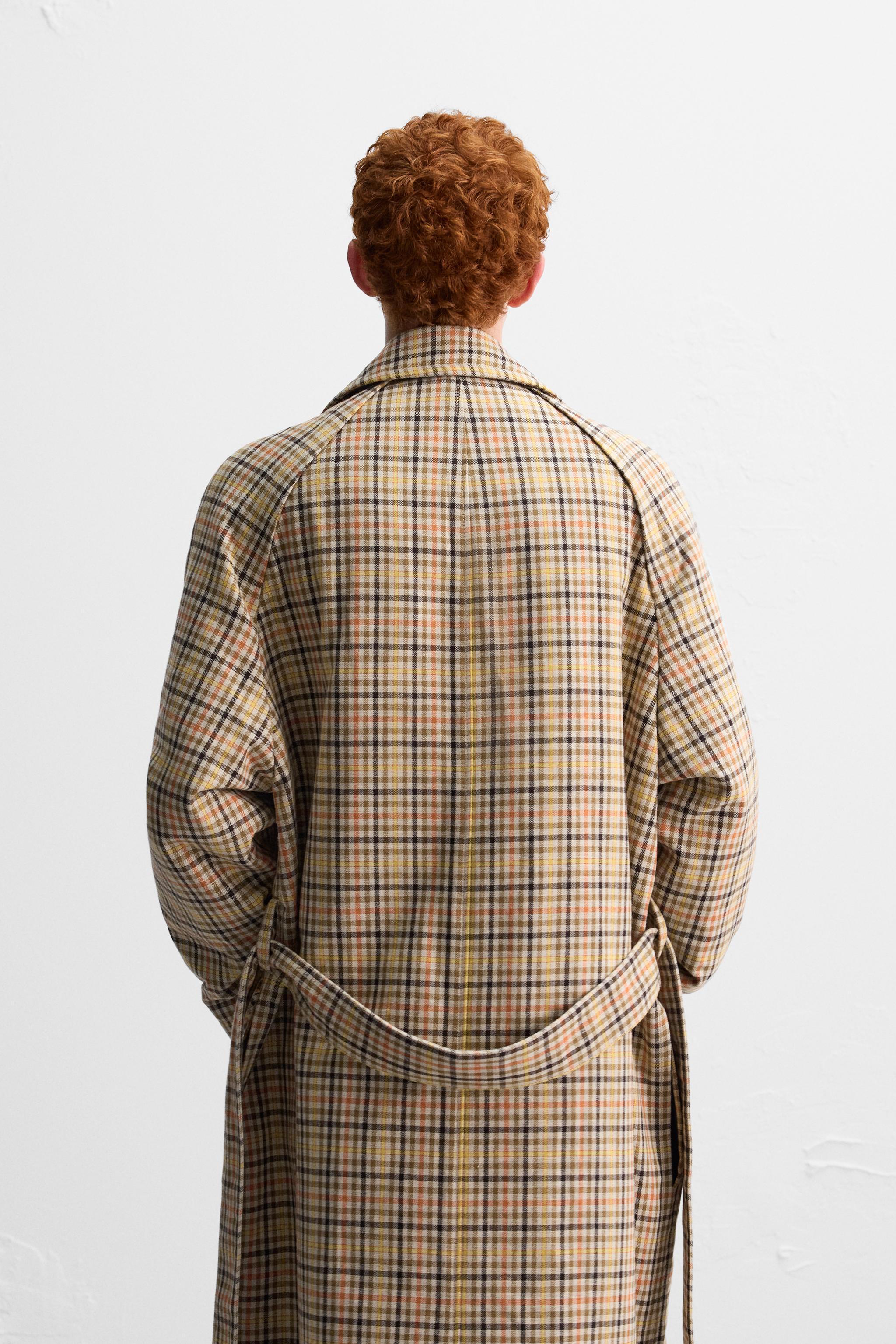 PLAID TRENCH X HARRY LAMBERT Product Image