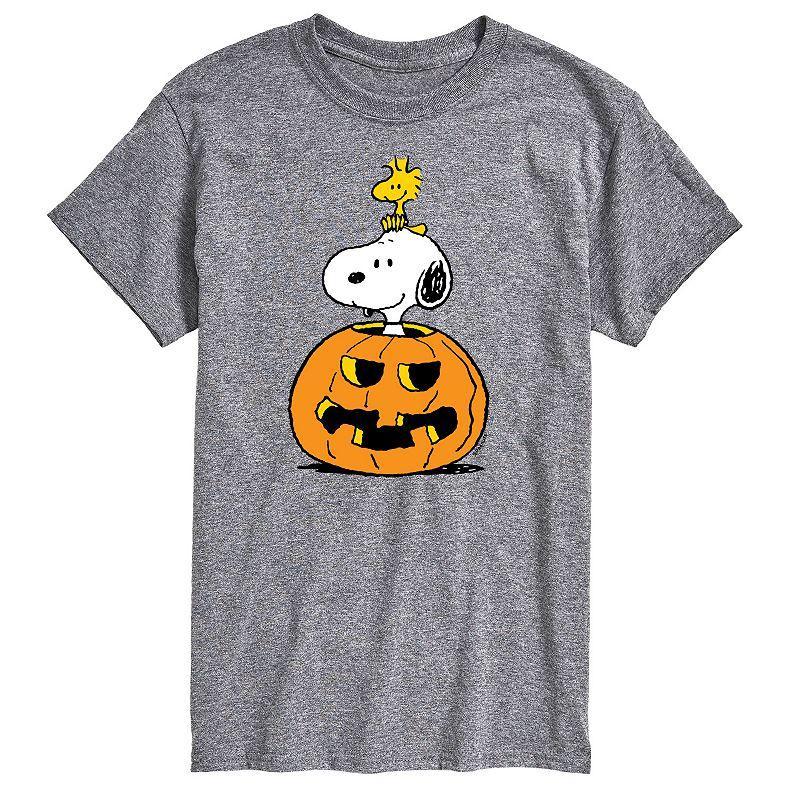 Big & Tall Peanuts Snoopy Pumpkin Tee, Mens Product Image