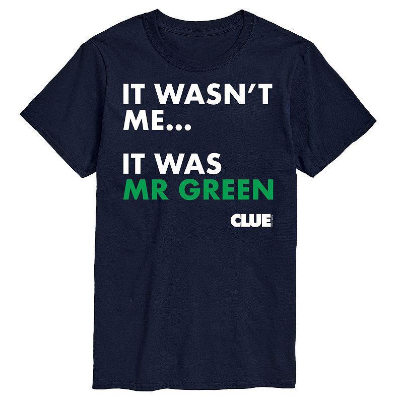 Big & Tall Clue It Was Mr Green Graphic Tee, Mens Product Image