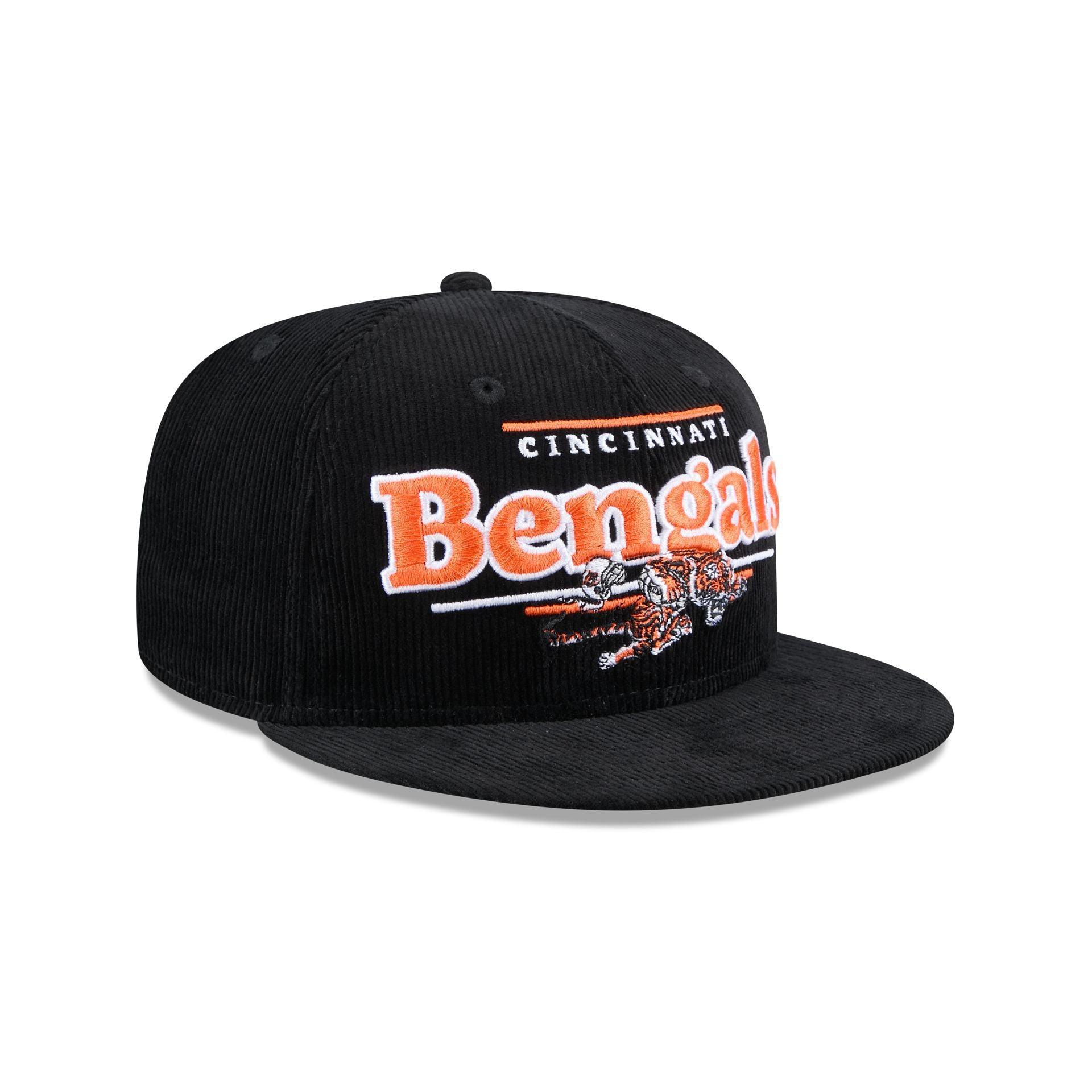 Cincinnati Bengals Throwback Display 9FIFTY Snapback Hat Male Product Image