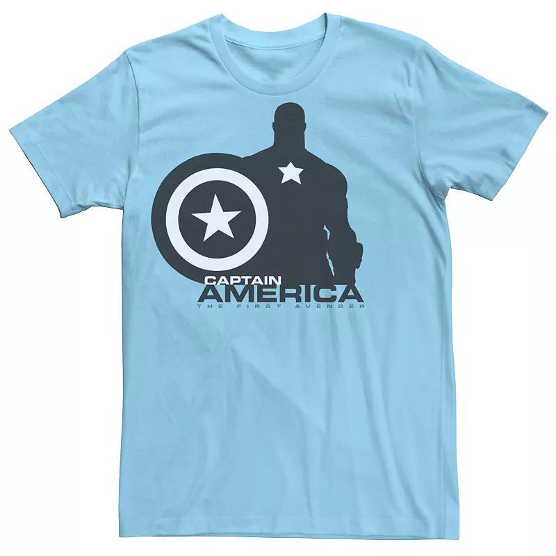 Mens Marvel Captain America Silhouette Tee Product Image