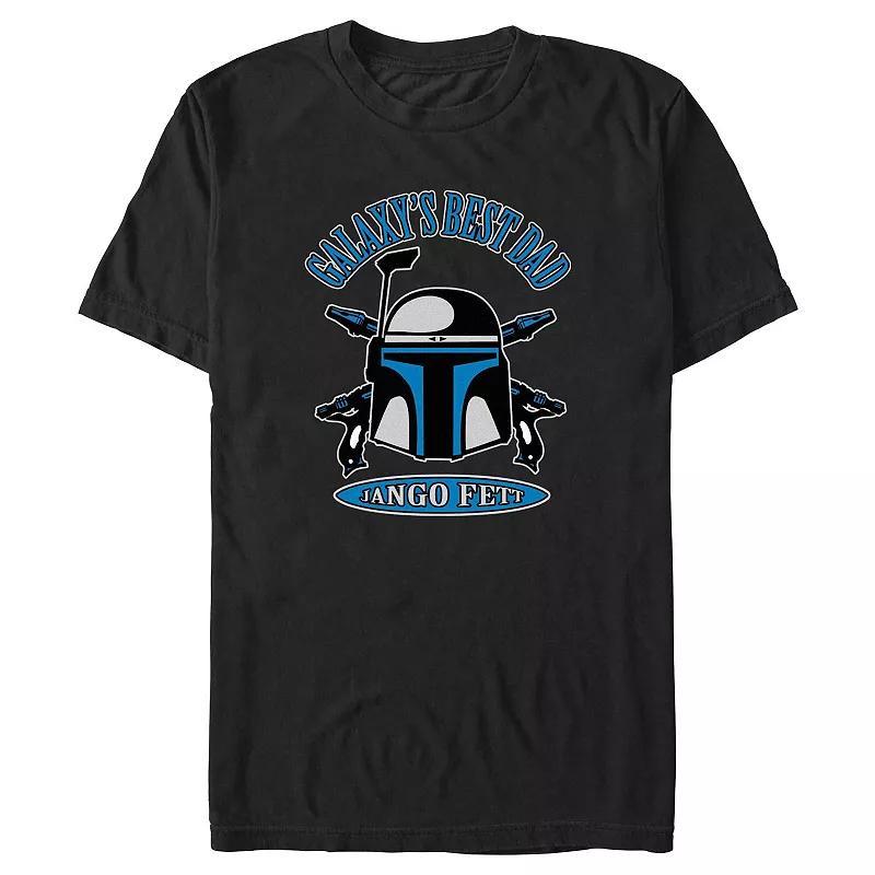 Big & Tall Star Wars Jango Fett Galaxys Best Dad Graphic Tee, Mens Product Image