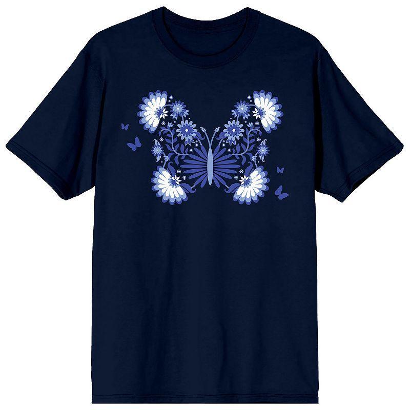 Mens Celestial Tropics Navy Tee Product Image