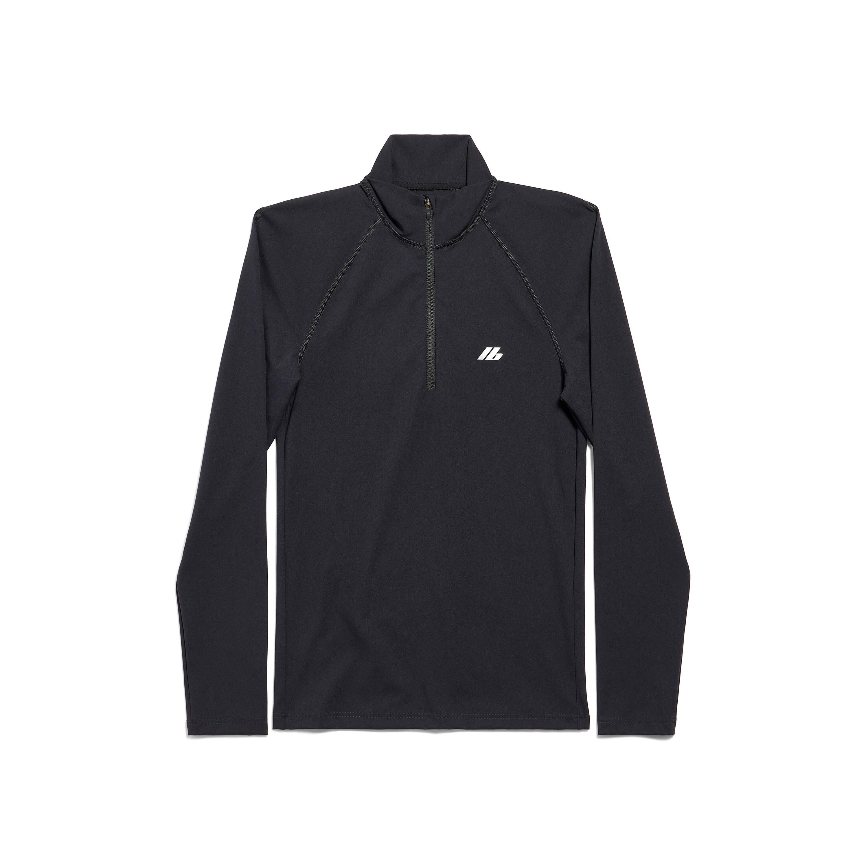 Activewear Fitted Zip-up Jacket in Black Product Image