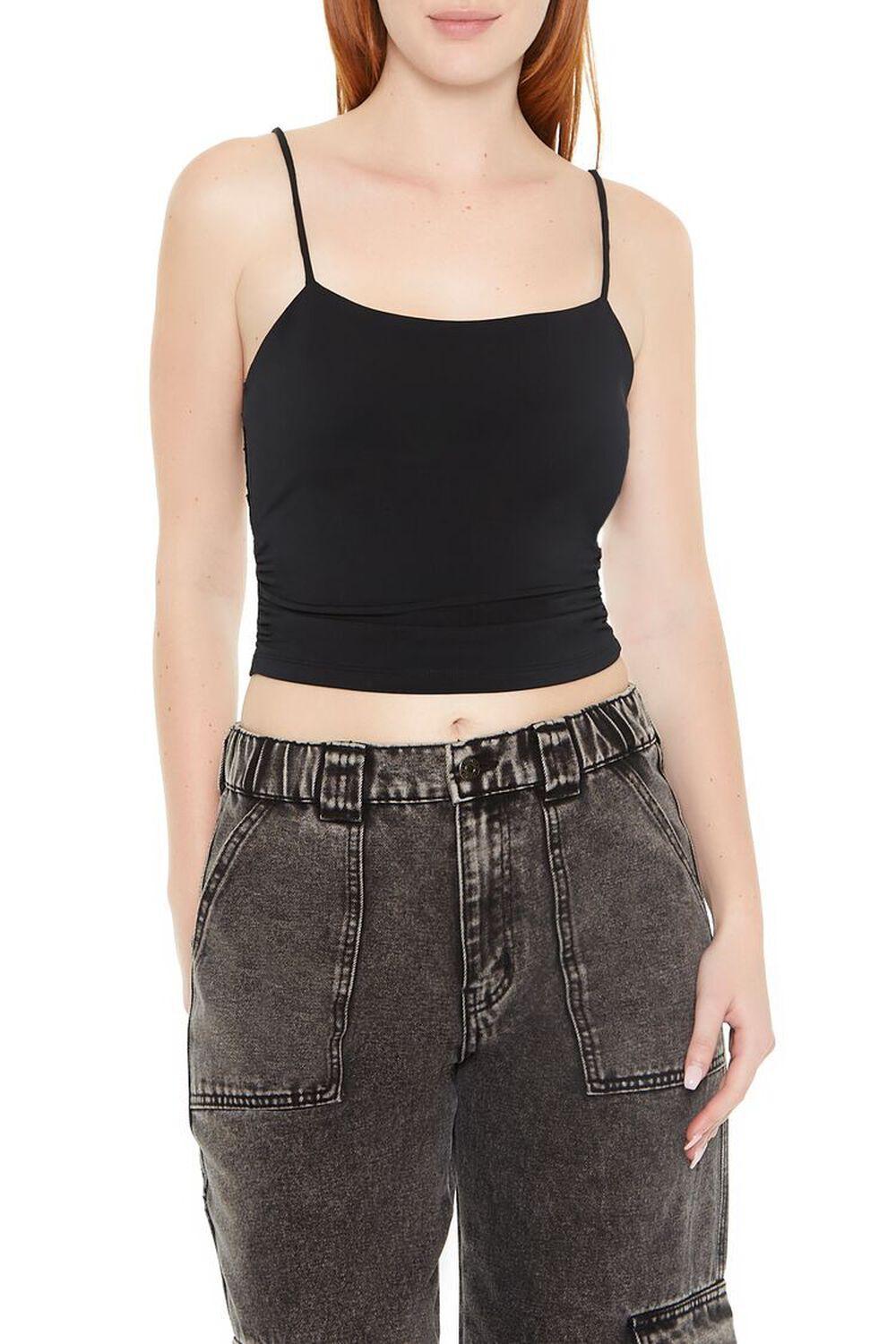 Butterfly Wing Cropped Cami | Forever 21 Product Image